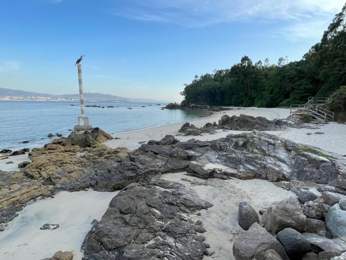 Atico Playa A Xunqueira - Moana, A 15 Min De Vigo Apartman Kültér fotó