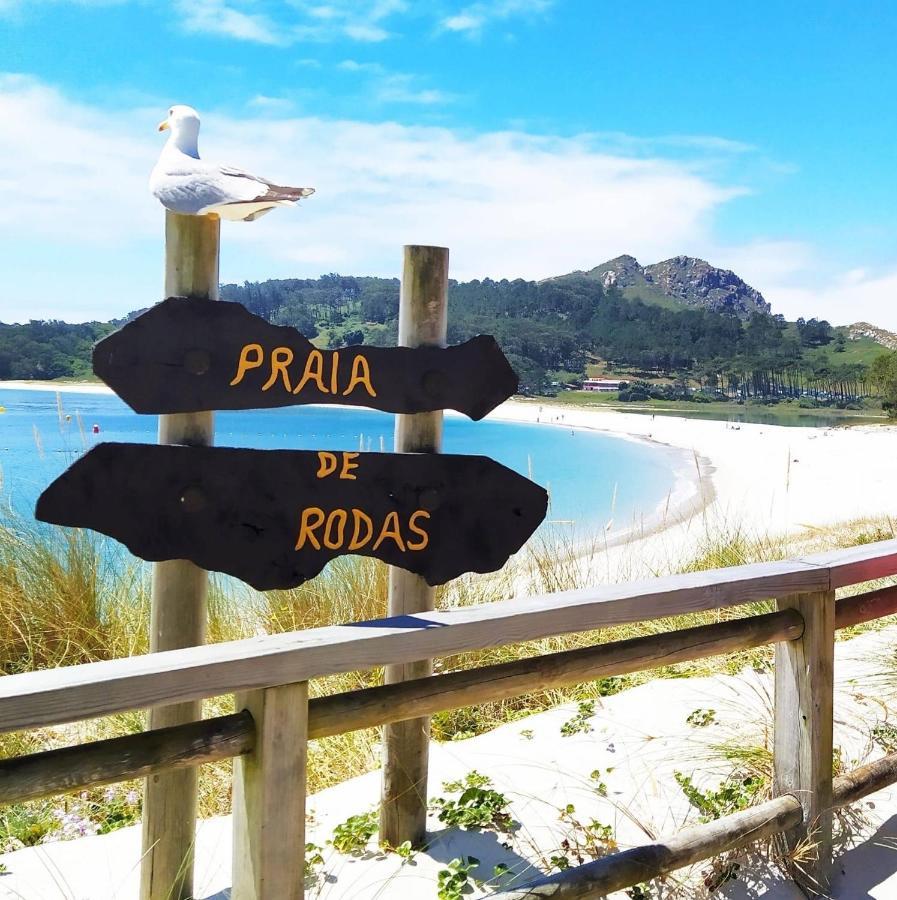 Atico Playa A Xunqueira - Moana, A 15 Min De Vigo Apartman Kültér fotó